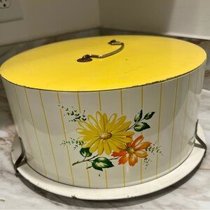 Vtg Decoware Cake Carrier
